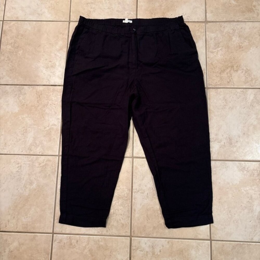 Eileen Fisher Women's Black Cropped Pants